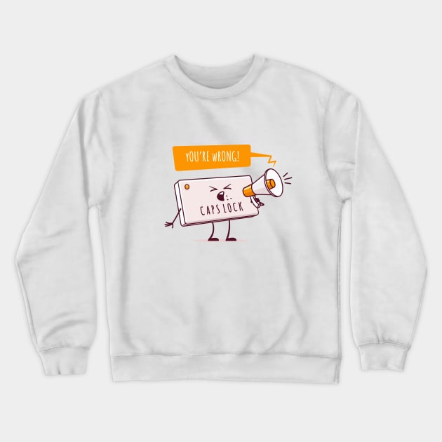 Internet Conflict Crewneck Sweatshirt by zoljo